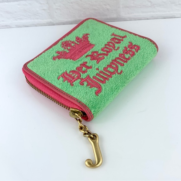 Vintage JUICY COUTURE Her Royal Juicyness Velvet Zip Wallet Y2K RARE! - Picture 4 of 14